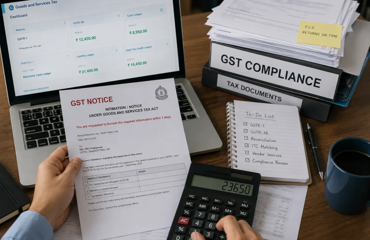 GST Mistakes That Can Trigger Notices for Small Businesses