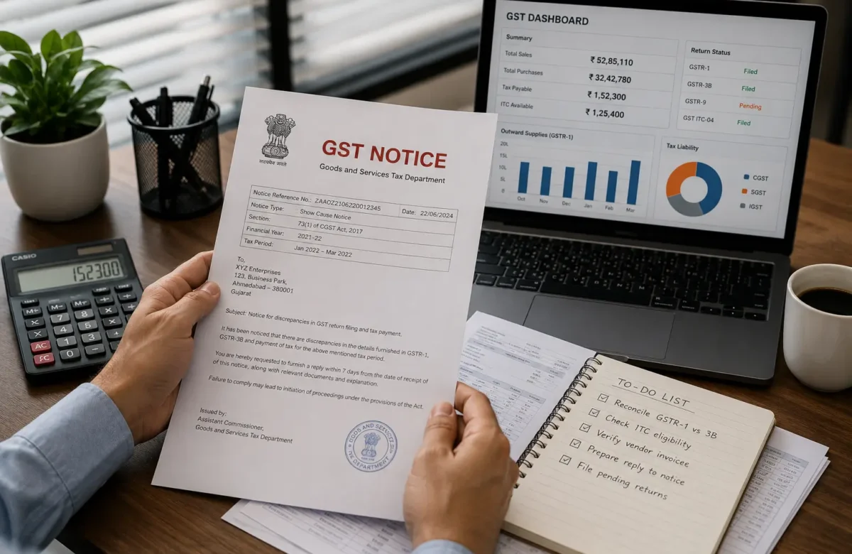 GST Notices: What They Mean and How to Respond Without Panic
